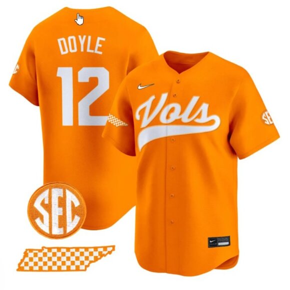 Mens Youths Kids Womens Liam Doyle Jersey Stitched Orange
